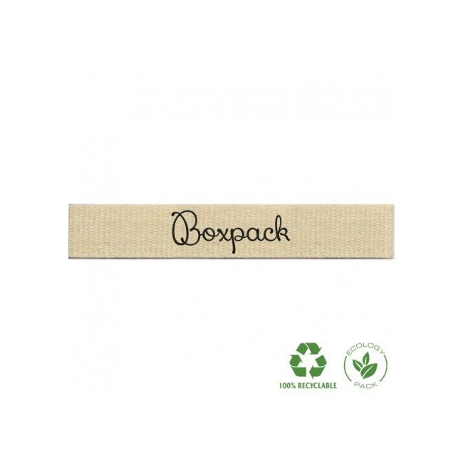 Cinta de algodón personalizada serigrafia de 25 mm de ancho para joyería y bisutería