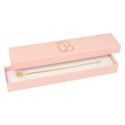 Caja de cartón rosa pulsera extendida de joyería bisutería y joyas 233x53x27 mm. RS-51