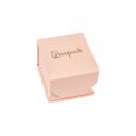 Caja de cartón con imán para anillo o pendientes color rosa cuarzo 48x54x40 mm MC-1-RC