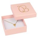 Caixa em cartão para pendente ou conjunto, rosa 86 x 86 x 33 mm RS-81