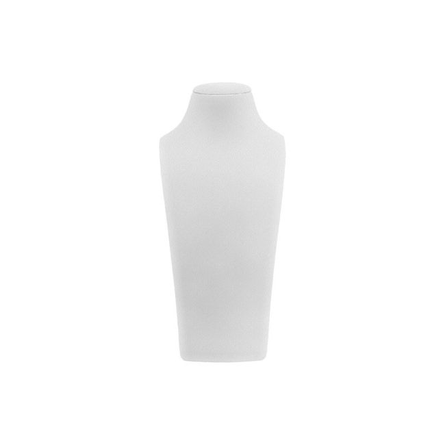 Custom jewelry display bust with Nappa finish cd-c101-np03