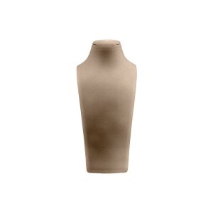 Peto busto display personalizado en nappa para joyeria bisuteria y joyas cd-c101-np50