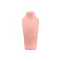 Buste présentoir personnalisé en microfibre pour bijoux cd-c101-mf-98