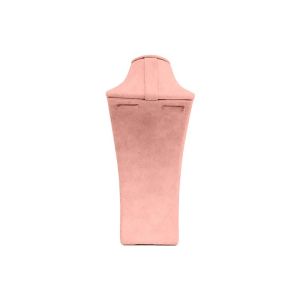 Busto expositor personalizado para joias em microfibra cd-c101-mf-98
