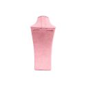 Busto espositore personalizzato in microfibra per gioielli cd-c101-mf-325
