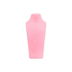 Buste présentoir personnalisé en microfibre pour bijoux cd-c101-mf-530