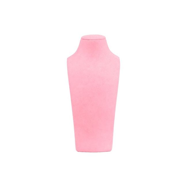 Peto busto display personalizado en microfibra para joyeria bisuteria y joyas cd-c101-mf-530