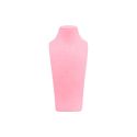 Peto busto display personalizado en microfibra para joyeria bisuteria y joyas cd-c101-mf-530
