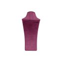 Busto expositor personalizado para joias em microfibra cd-c101-mf-112
