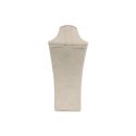 Peto busto display personalizado en microfibra para joyeria bisuteria y joyas cd-c101-mf-297