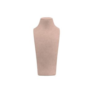 Buste présentoir personnalisé en microfibre pour bijoux cd-c101-mf-362