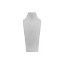 Busto espositore personalizzato in microfibra per gioielli cd-c101-mf-393