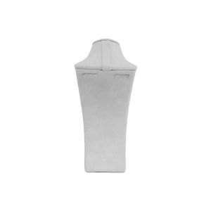 Busto expositor personalizado para joias em microfibra cd-c101-mf-393