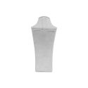 Busto expositor personalizado para joias em microfibra cd-c101-mf-393