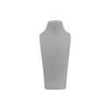 Buste présentoir personnalisé en microfibre pour bijoux cd-c101-mf-403