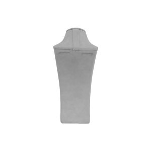 Busto espositore personalizzato in microfibra per gioielli cd-c101-mf-403
