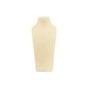 Busto expositor personalizado para joias em microfibra cd-c101-mf-435
