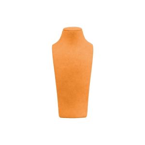 Buste présentoir personnalisé en microfibre pour bijoux cd-c101-mf-446