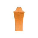 Busto expositor personalizado para joias em microfibra cd-c101-mf-446