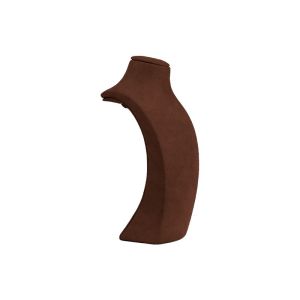 Buste présentoir personnalisé en microfibre pour bijoux cd-c101-mf-503