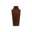 Busto expositor personalizado para joias em microfibra cd-c101-mf-503