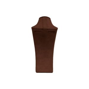 Busto expositor personalizado para joias em microfibra cd-c101-mf-503