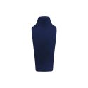 Busto expositor personalizado para joias em microfibra cd-c101-mf-525