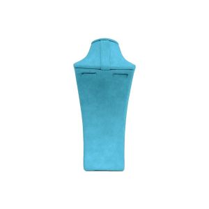 Busto expositor personalizado para joias em microfibra cd-c101-mf-550