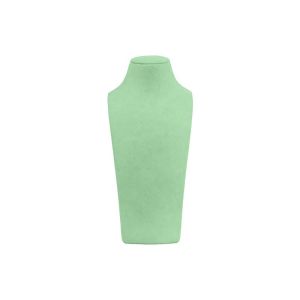 Busto espositore personalizzato in microfibra per gioielli cd-c101-mf-545