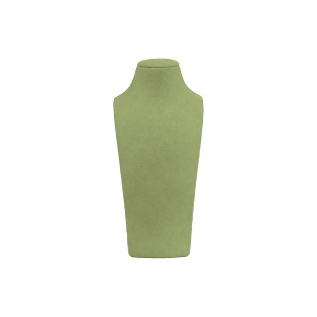Busto espositore personalizzato in microfibra per gioielli cd-c101-mf-552