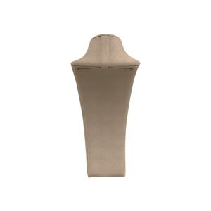Buste présentoir personnalisé en velours pour bijoux cd-c102-v10