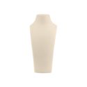 Custom jewelry display bust with Nappa finish cd-c101-np22