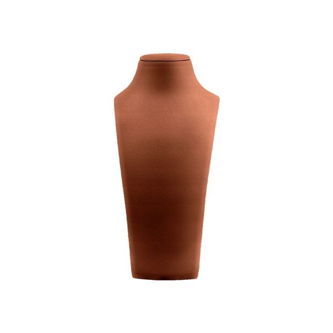 Peto busto display personalizado en nappa para joyeria bisuteria y joyas cd-c101-np174