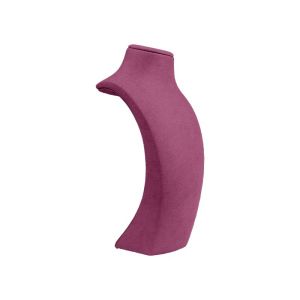 Buste présentoir personnalisé en microfibre pour bijoux cd-c102-mf-112