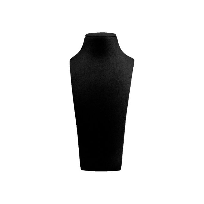 Peto busto display personalizado en microfibra para joyeria bisuteria y joyas cd-c102-mf-528