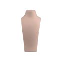Individuelle Präsentationsbüste mit Mikrofaserbezug für Schmuck cd-c102-mf-362