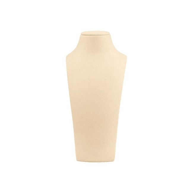 Individuelle Präsentationsbüste mit Mikrofaserbezug für Schmuck cd-c102-mf-435