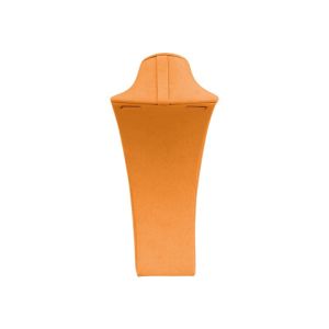Busto expositor personalizado para joias em microfibra cd-c102-mf-446