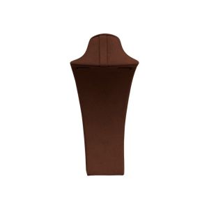 Busto expositor personalizado para joias em microfibra cd-c102-mf-503