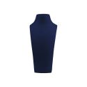 Individuelle Präsentationsbüste mit Mikrofaserbezug für Schmuck cd-c102-mf-525