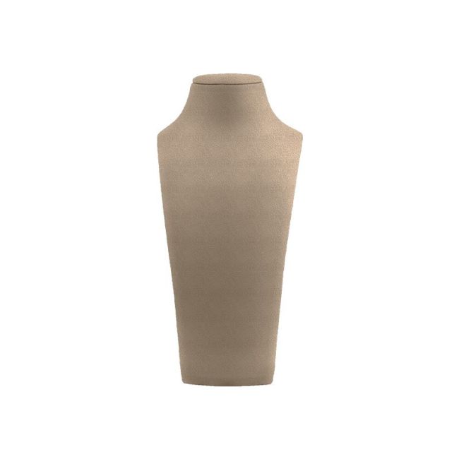 Custom velvet jewelry display bust cd-c103-v10