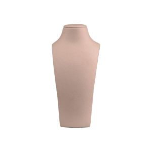 Individuelle Präsentationsbüste mit Mikrofaserbezug für Schmuck cd-c103-mf-362