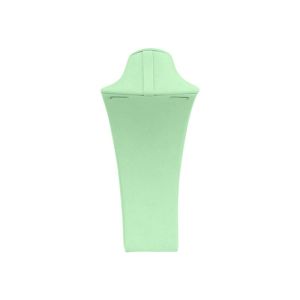 Individuelle Präsentationsbüste mit Mikrofaserbezug für Schmuck cd-c103-mf-545