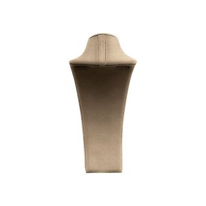 Individuelle Präsentationsbüste mit Bezug in Nappa-Optik für Schmuck cd-c104-np50