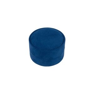 Caja redonda multiusos azul para joyas bisutería y joyería 60øx40 mm PR-1-A