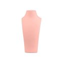 Busto expositor personalizado para joias em microfibra cd-c104-mf-98