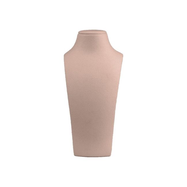 Custom microfiber jewelry display bust cd-c104-mf-362