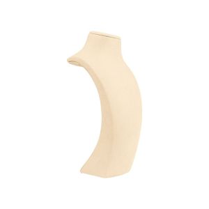 Busto expositor personalizado para joias em microfibra cd-c104-mf-435