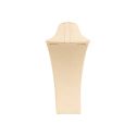 Busto expositor personalizado para joias em microfibra cd-c104-mf-435