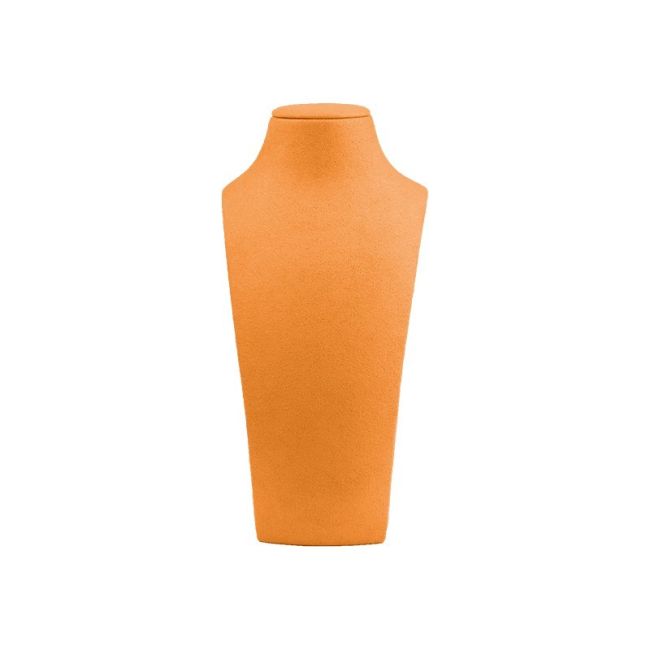 Busto espositore personalizzato in microfibra per gioielli cd-c104-mf-446